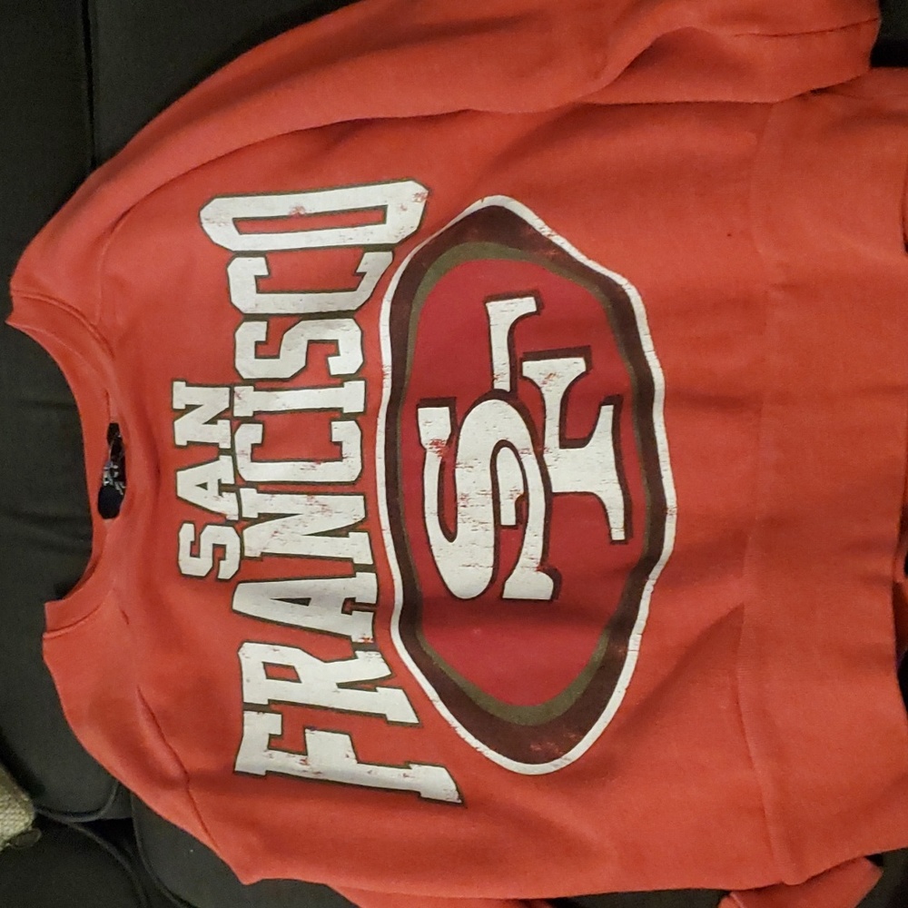 San Francisco 49ers Small Crewneck Sweatshirt